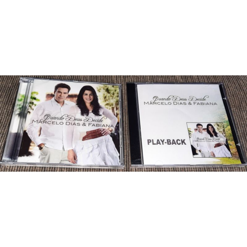 Cd e playback marcelo dias e fabiana quando Deus decide originais lacrados 7639