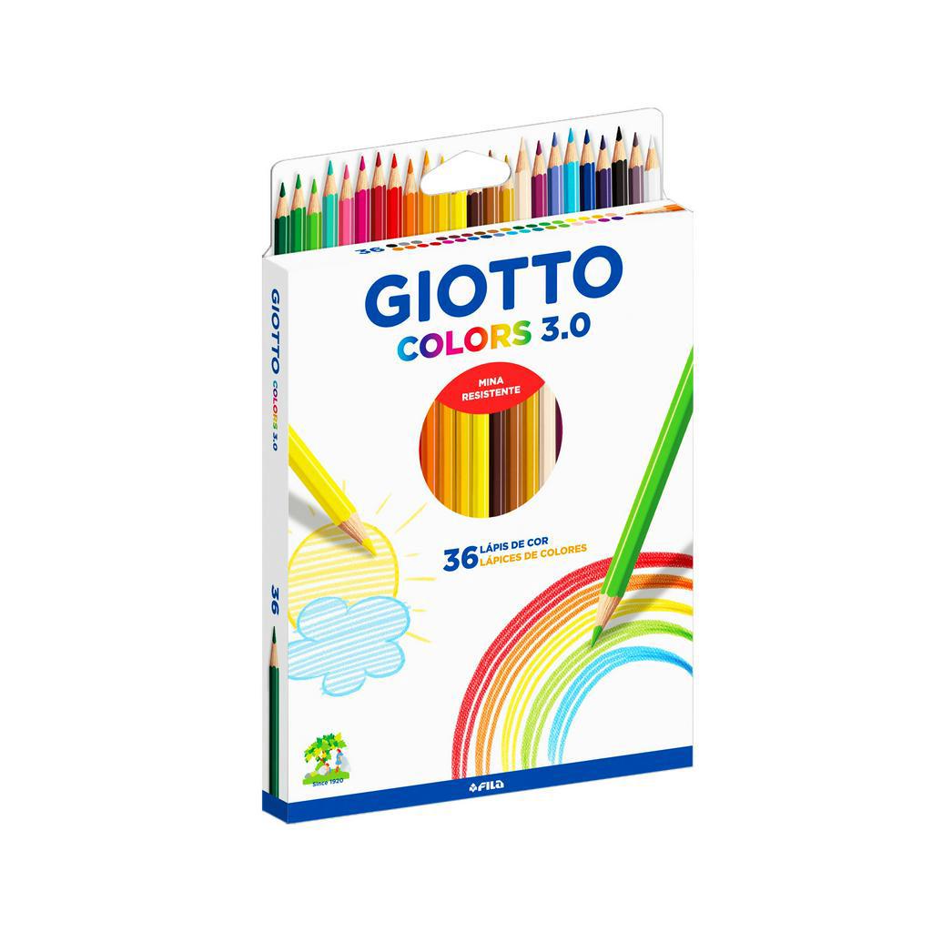 Lápis De Cor Escolar Giotto Colors 3.0  36 Cores em Oferta na Shopee