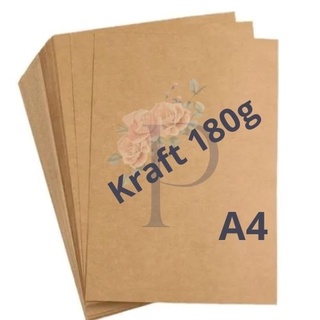 Papel Kraft 180g A4 - 100 folhas