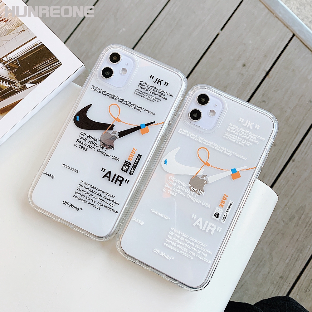 Capa Protetora Max Off White Nike iPhone 11/11/Pro/11/Pro/Max/6/7/8