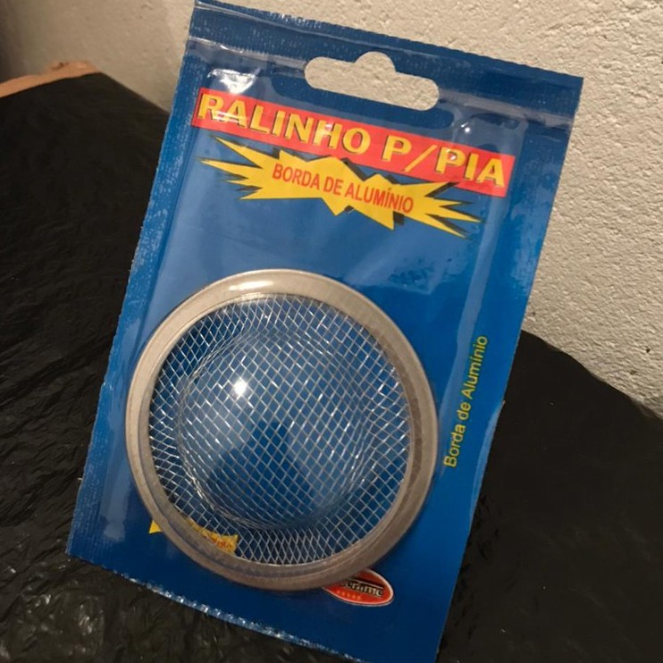 Ralo Para Pia de Cozinha Alumínio e Aço Galvanizado