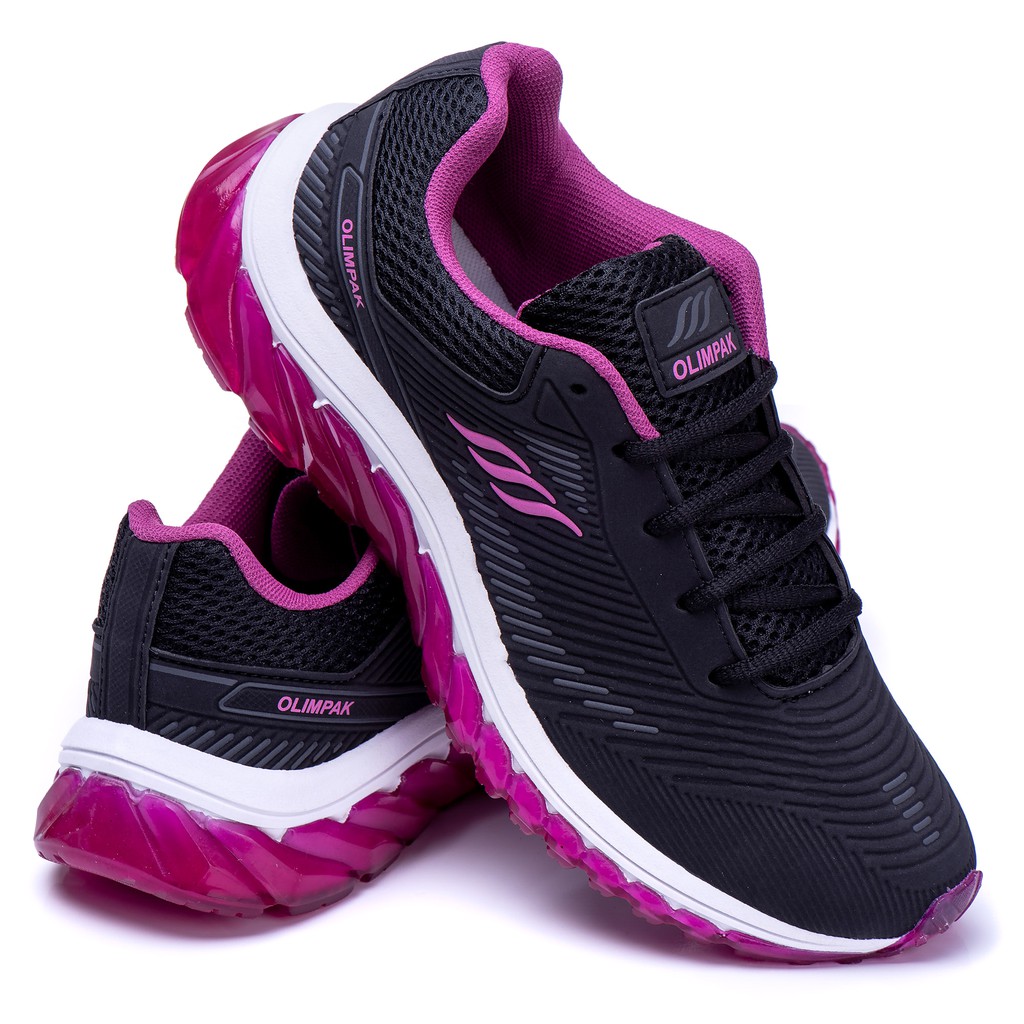 Tenis Feminino Esportivo Olimpak para Academia Caminhada Top Shopee