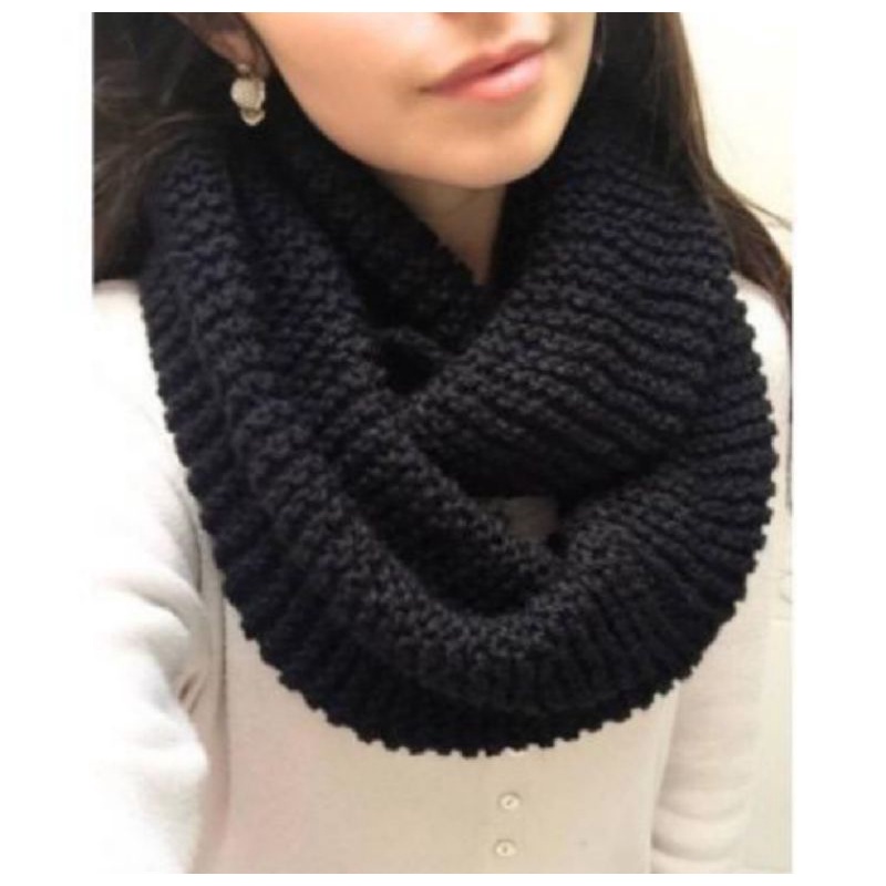 Gola de Lã Feminina Cachecol Pescoço Unissex Quentinho Frio Outono Inverno em Oferta na Shopee