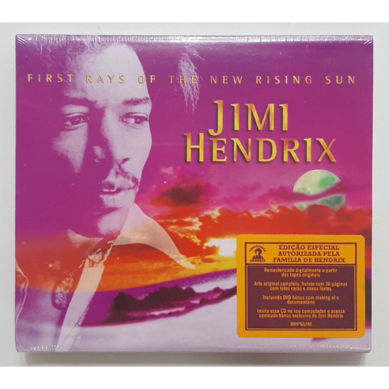 CD+DVD - JIMI HENDRIX - ( FIRST RAYS OF THE NEW RISING SUN ) - EDIÇÃO DELUXE