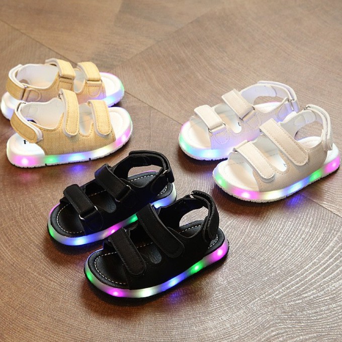 sandalia de led infantil