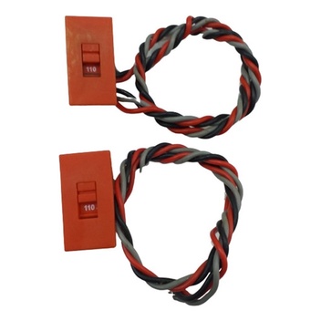 02 Chave Hh Seletor Voltagem 220/110v Margirus C/ Fio 25cm