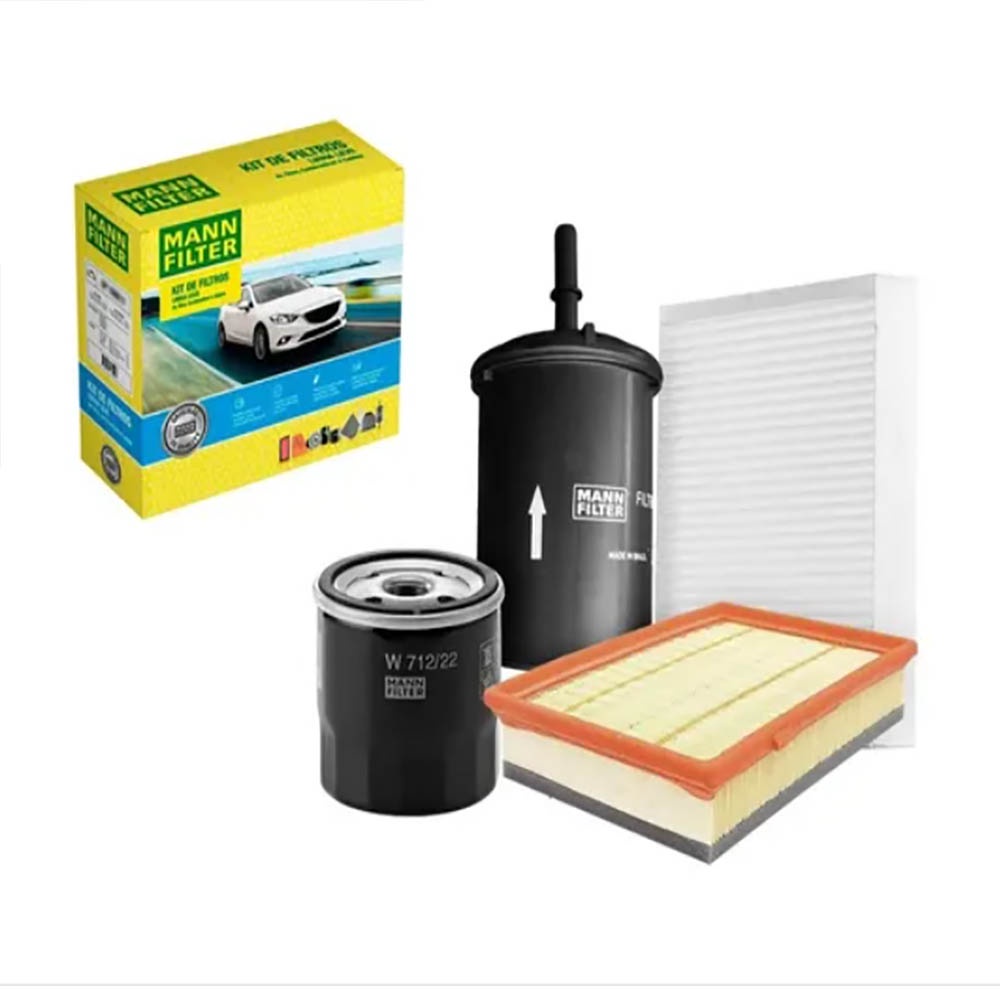 Kit Filtro Ar Cabine Óleo Combustível ONIX 1.0 2013 2014 2015 2016 2017 2018 2019 Mann em Oferta na Shopee