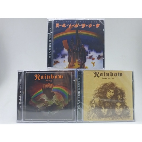 Kit 3 Cds Rainbow - Ritchie Blackmore's, Rising, Long Live Rock