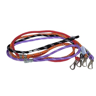 Guia Roliça para cachorro varias cores 8mm x 80 cm mosquetão reforçado passeio