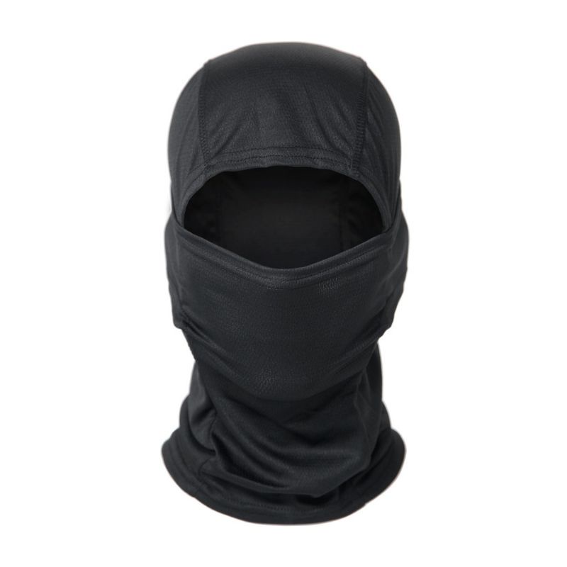 Balaclava Articulada Militar Motociclista Tática Preta Proteção Solar Uv