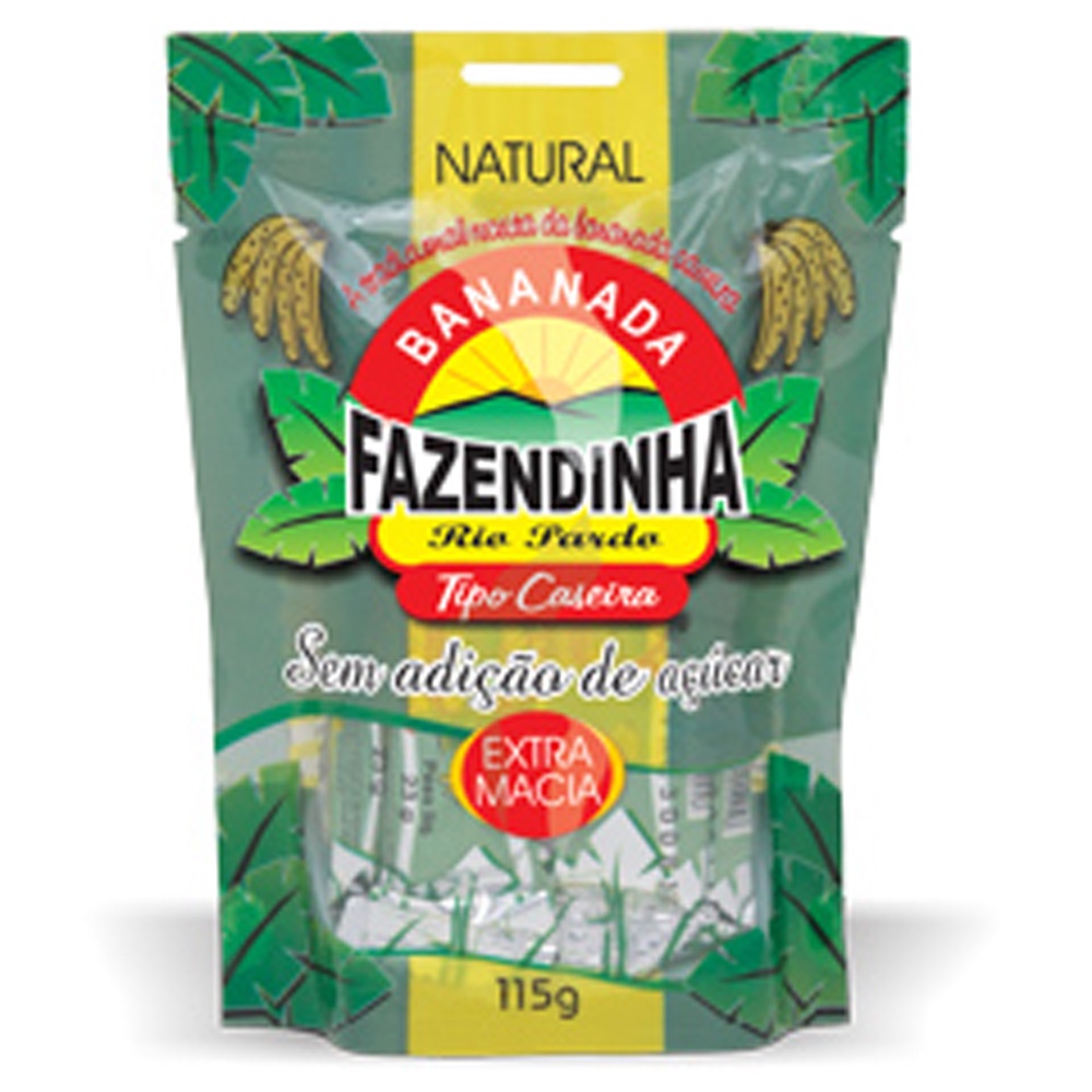 Bananinha Sem Açúcar 115g - Fazendinha em Oferta na Shopee
