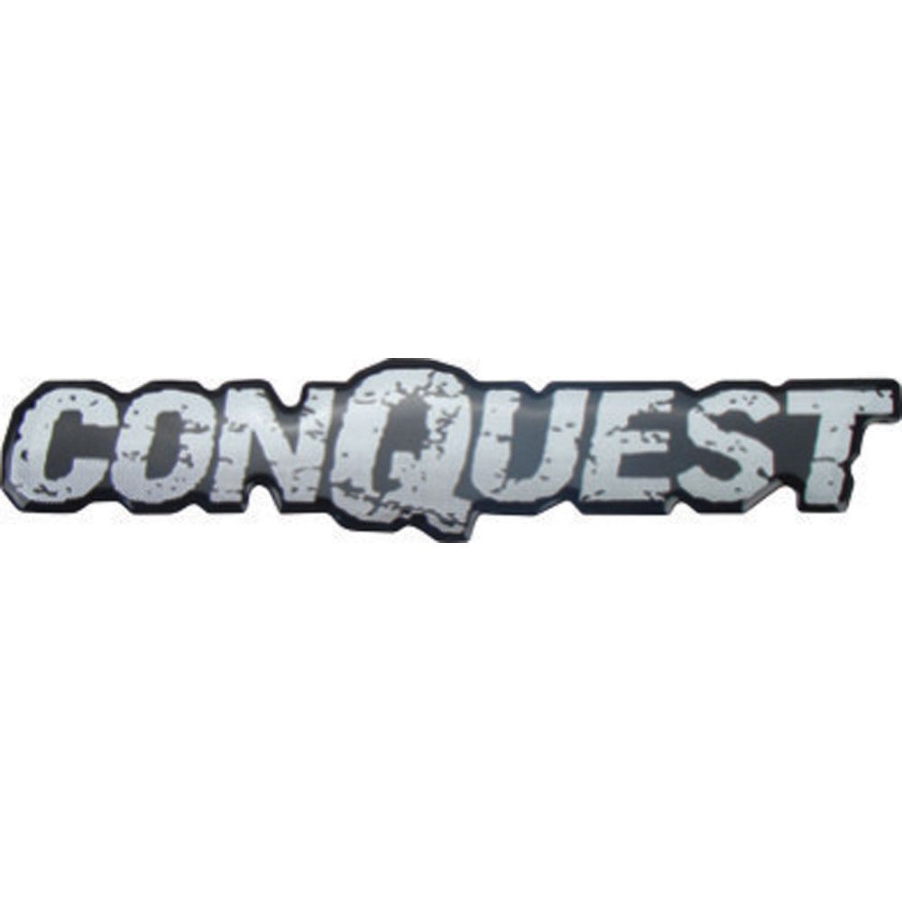 Letreiro Vinil (conquest) Gm Chevrolet Montana 2005 2006 2007 2008 2009 2010 2011 2012 Resinado