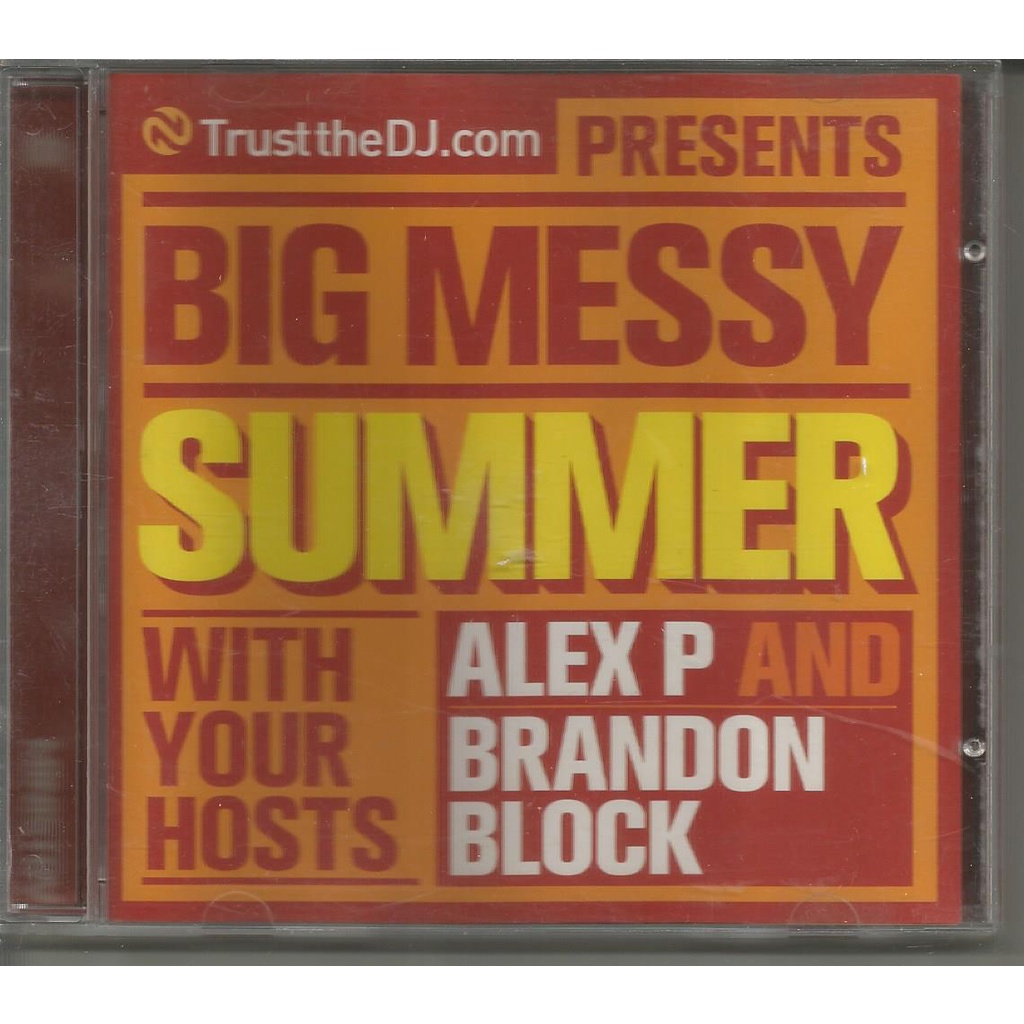 Ministry - Trust the Dj.com - Alex P And Brandon Block - Big Messy Summer - CD IMPORTADO