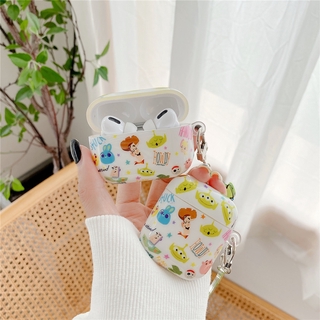Capa De Silicone Protetora De Fone De Ouvido Buzz Lightyear Woody Para Apple Airpods 1 / 2 / 3 Pro