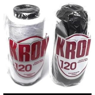 kit Kron linha 120 1500m Preta e Branca em Oferta na Shopee