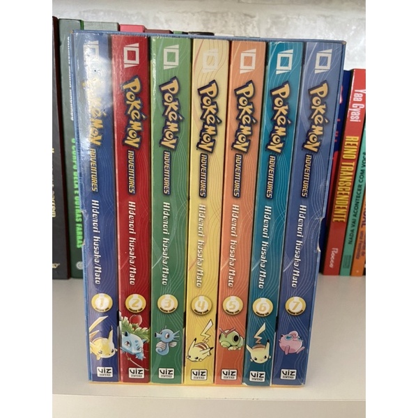 Pokemon Adventures Red & Blue Box Set: Volumes 1-7 (Lacrado. Importado ...