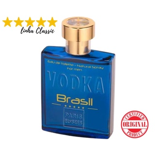 Perfume Vodka Brasil Azul Paris Elysees 100ML Original em Oferta na Shopee