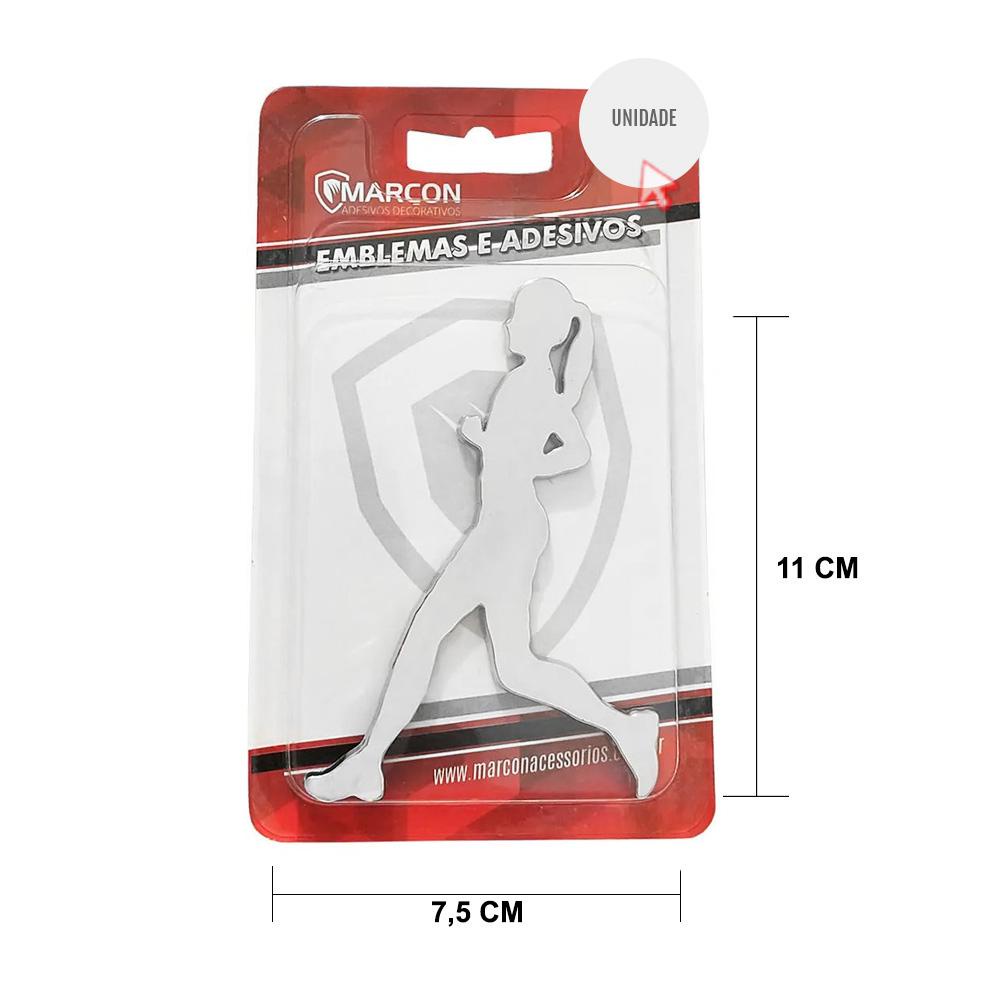 Adesivo para Carro Esporte Corrida Mulher Correndo Personalizado Alto Relevo em Oferta na Shopee
