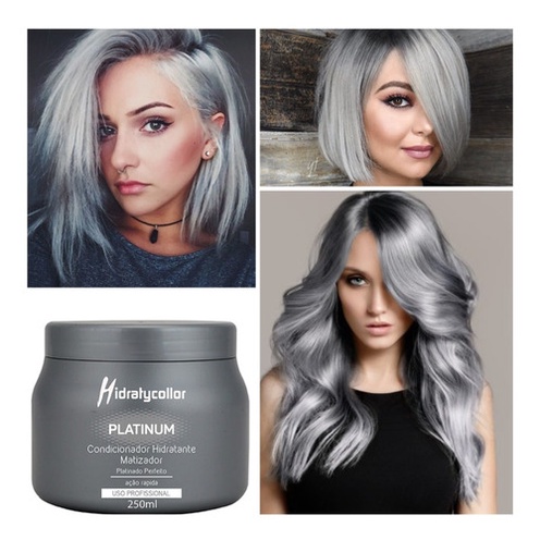Máscara Matizadora Platinum 250g Mairibel/hidratycollor