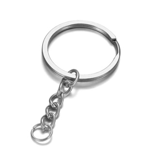 Argola Para Chaveiro Com Corrente italiana - Prata - 25mm 100 peças em Oferta na Shopee