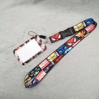 Titular da Marca Marvel ID Correias de pescoço de caso de telefone com botão removível rápido para chaveiro lanyard em Oferta na Shopee
