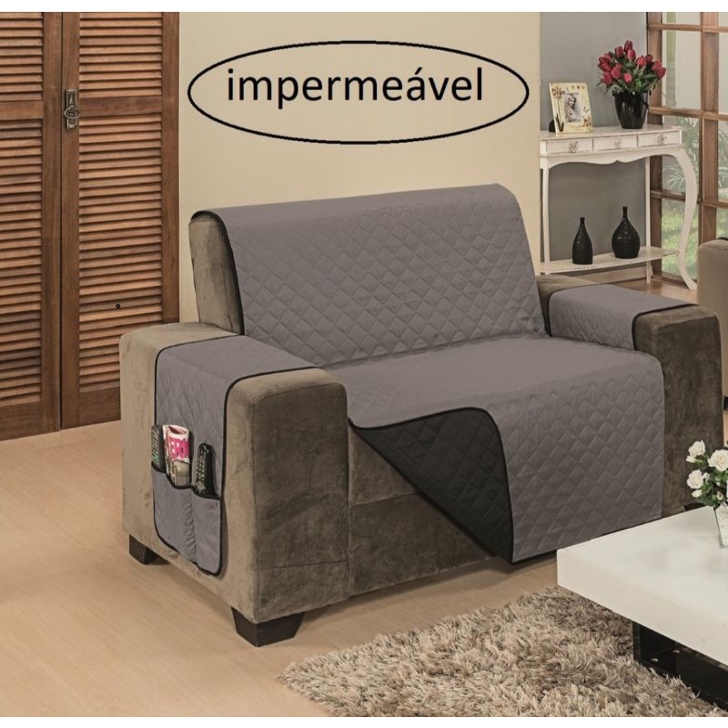 capa retrátil para sofa 4 lugares 2.20 Padrão impermeável | Shopee Brasil