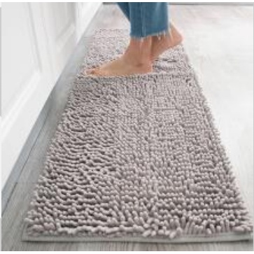 Passadeiro/Tapete Macarrão Sintético Peludo 3 Medida Diferentes Antiderrapante de Cozinha Casa Quarto em Oferta na Shopee