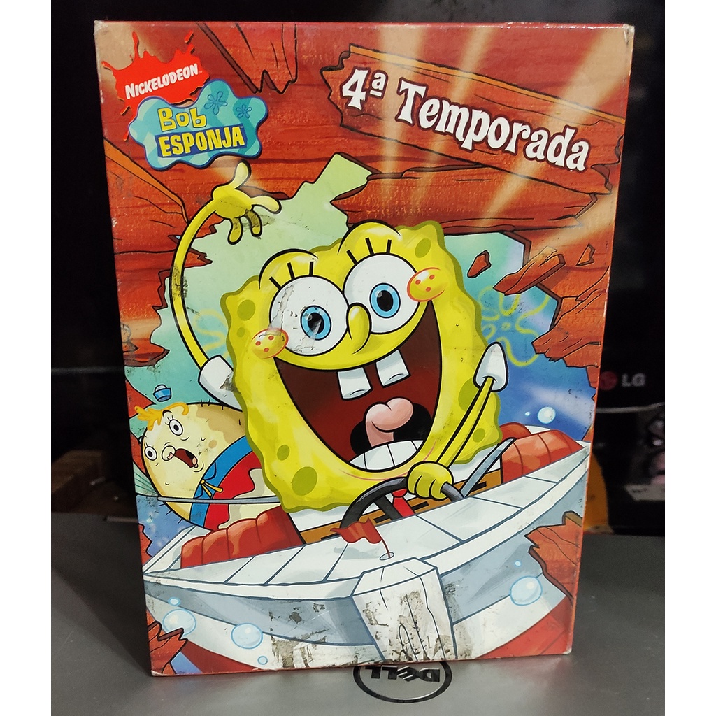 Box Dvd Bob Esponja 4º Temporada Original Shopee Brasil