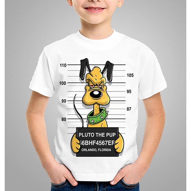 Camiseta Infantil Malvado Pluto