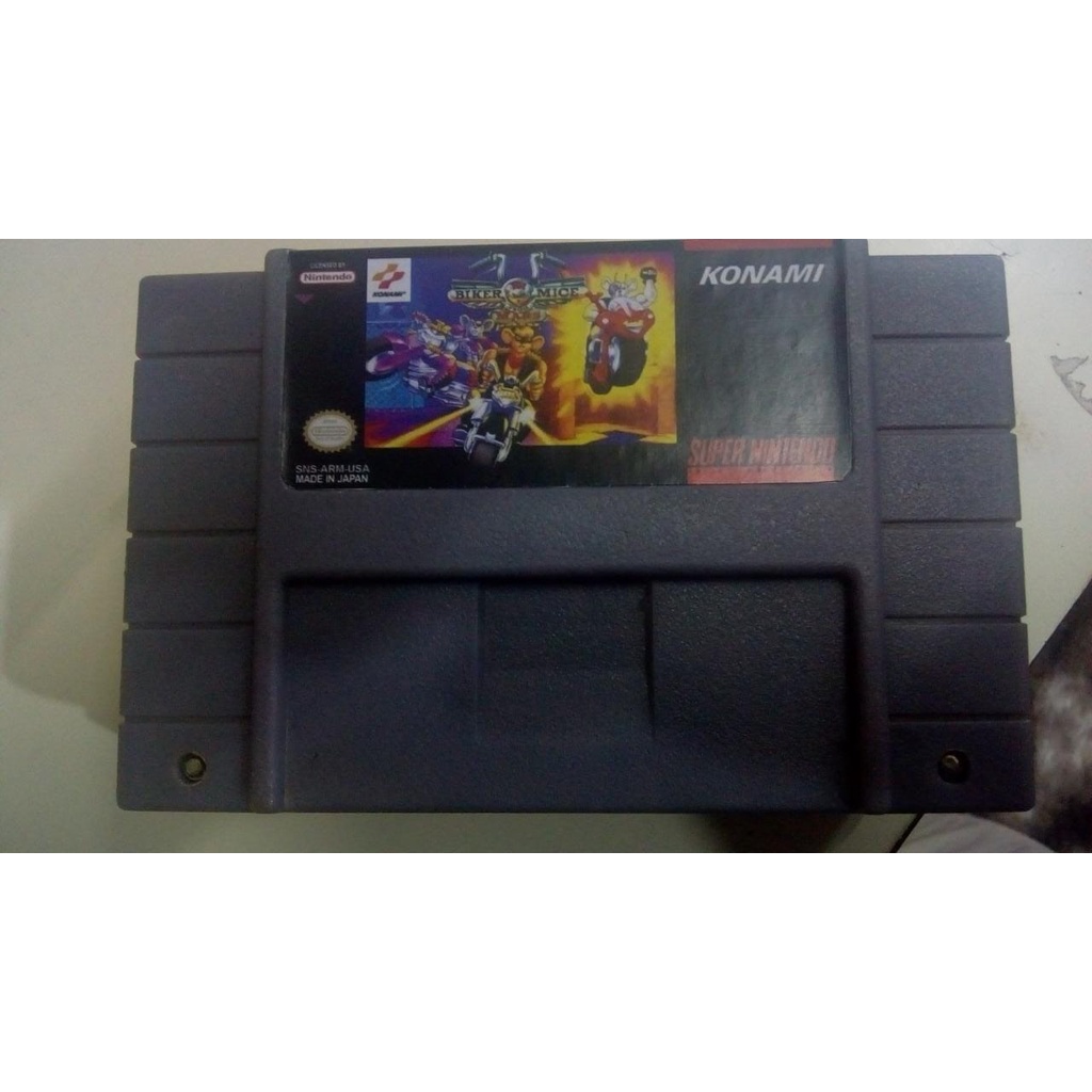 Fita Biker Mice From Mars Snes Jogo Cartucho Super Nintendo corrida