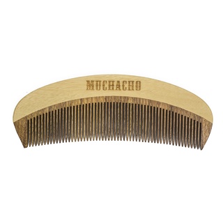 Pente de Madeira para barba Muchacho Curvo em Oferta na Shopee