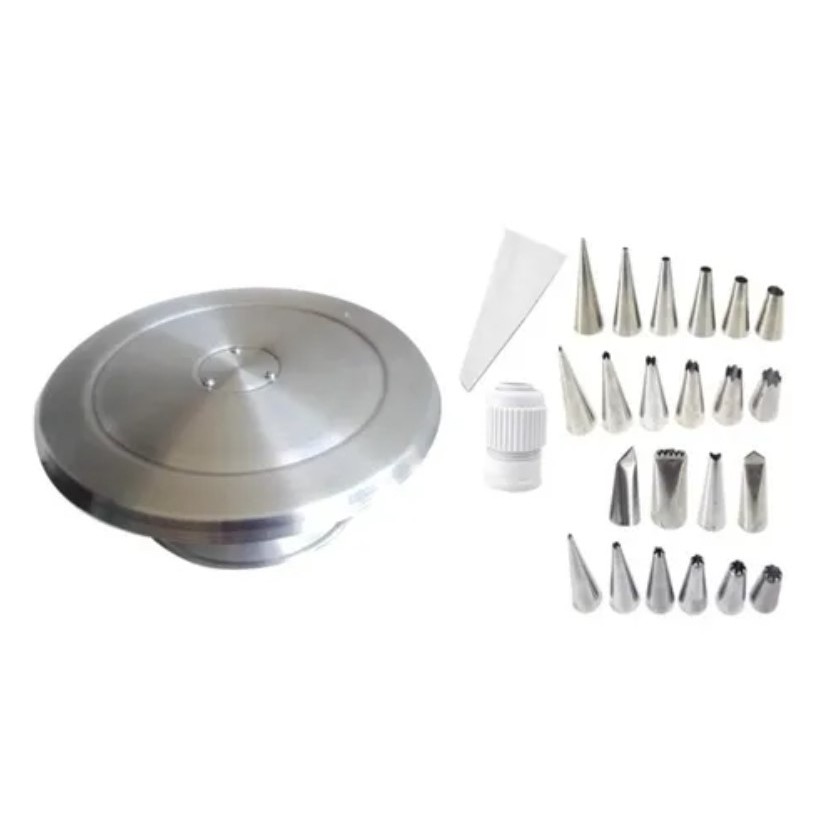 Bailarina Para Decorar Bolo+kit De Bicos P/ Confeitar 24 Pçs