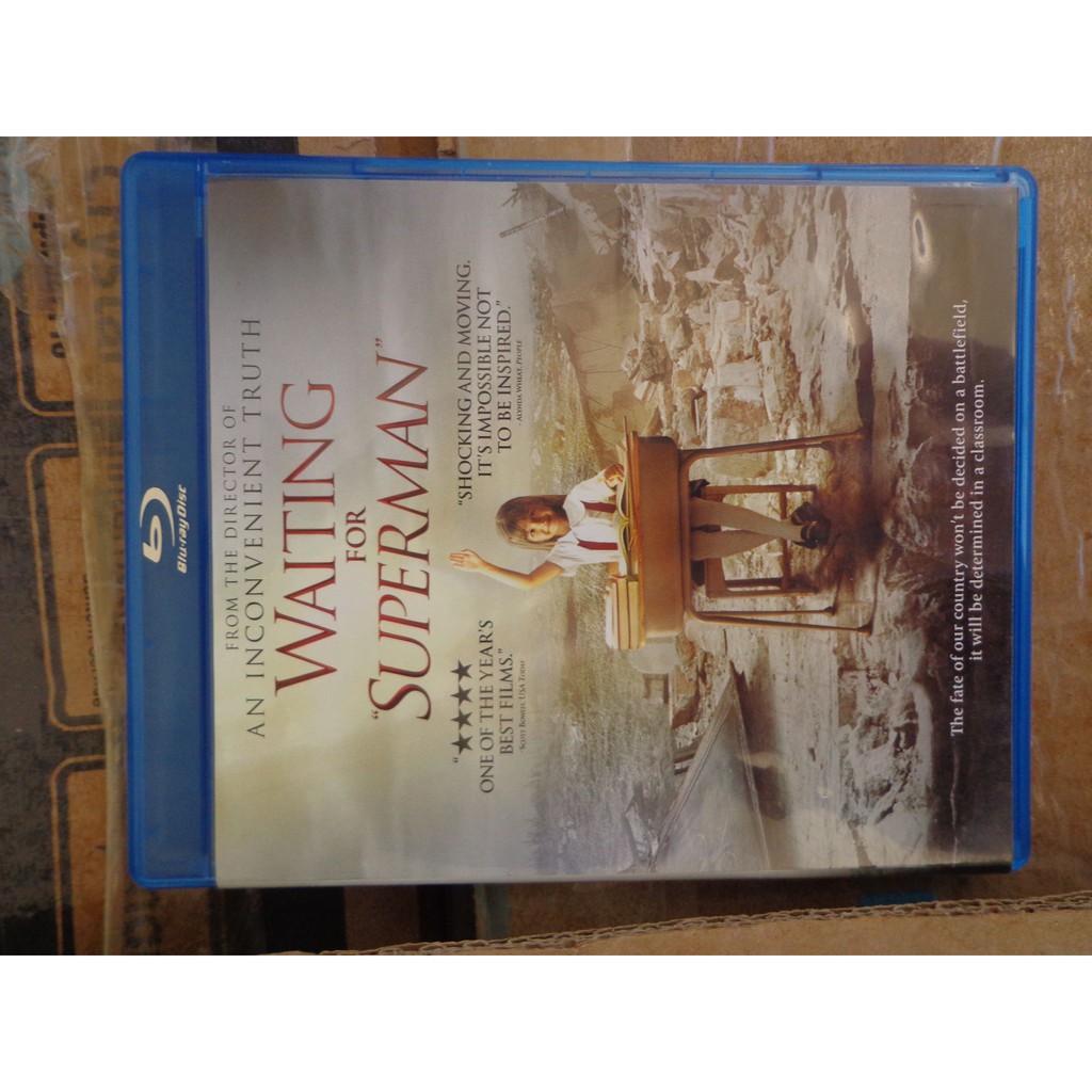 Esperando Pelo Super-homem Superman Blu-ray importado legendado portugues