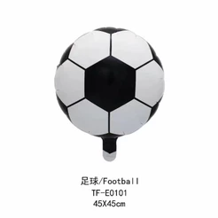 Balão Metalizado Bola De Futebol 45*45cm 18 polegadas
