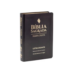 Bíblia Sagrada | Harpa Cristã | ARC | Letra Gigante | Palavras de Jesus em Vermelho | Preta