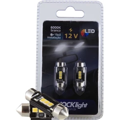 Par Led Torpedo Shocklight 3 Leds Smd 2835 12v 31mm