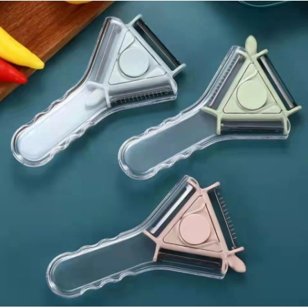 Descascador Transformer de Legumes Frutas Vegetais 3 em 1 Lâminas Inox Cozinha