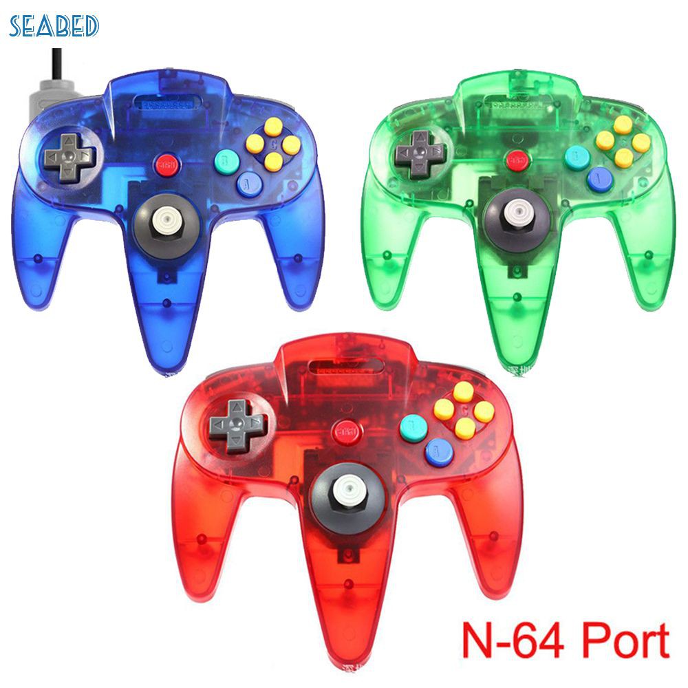 Controle N64 Retro Nintendo 64 Manete Joystick PC Notebook seabed