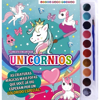 Floresta Encantada Livro para Pintar com Aquarela em Oferta na Shopee