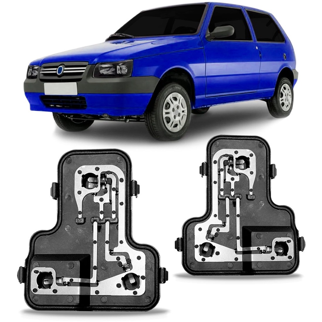 Circuito Lanterna Traseira Uno 2004 2005 06 07 08 2009 2010 em Oferta na Shopee