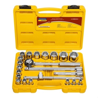 Kit Chave Catraca Tramontina Completa Mais Vendido 22 Peças em Oferta na Shopee
