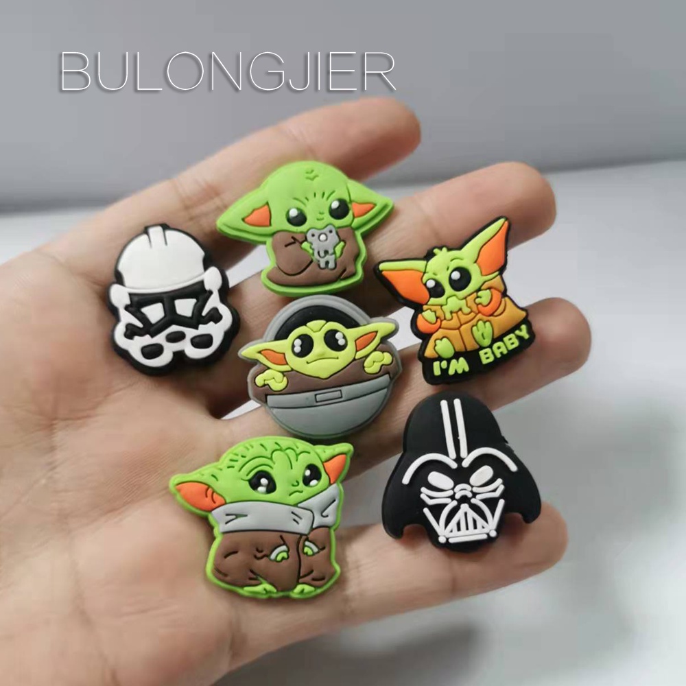 Shoe Decoration for Pins Coloridoly Star Wars DIY Charm Button em Oferta na Shopee