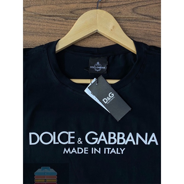 Camiseta Masculina Dolce & Gabbana Made in Italy Luxo Lançamento | Shopee  Brasil