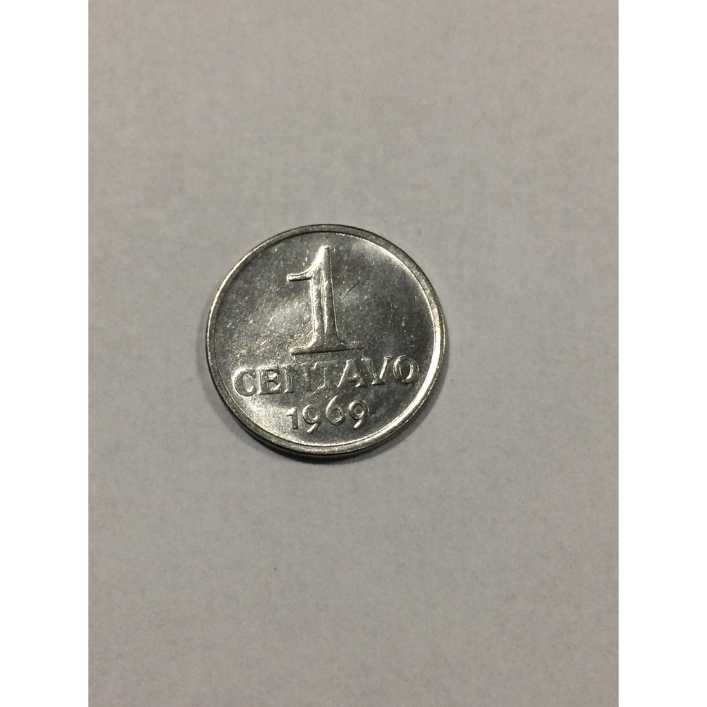 moeda 1 centavo 1969 reverso horizontal