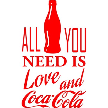 Adesivo Coca-Cola para Porta Tampinhas ou Frigobar