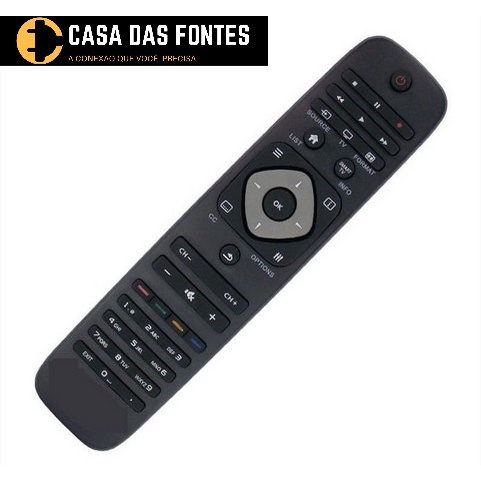 Controle Remoto Philips Preto Led Smart 7413