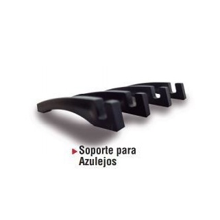 70 PAR SUPORTE DE AZULEJO PRETO PLÁSTICO