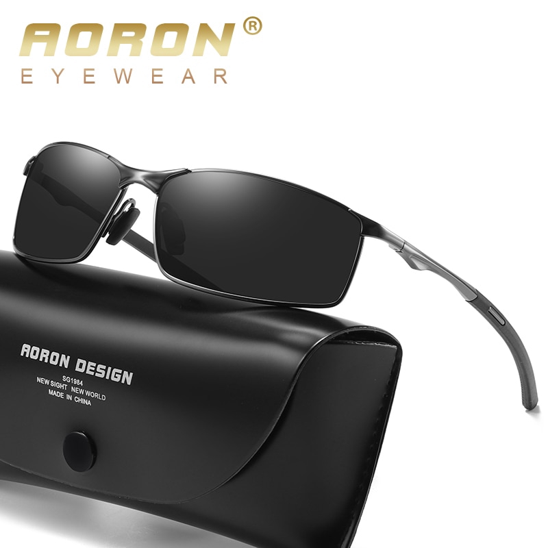 Aoron Mens ,Metal Frame Sun Glasses gafas de sol hombre Polarized Sunglasses for Sports,Outdoor Driving Sunglasses Men