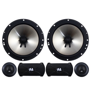 Kit 2 Vias Hurricane 6 Polegadas Q-6.2 160w Rms Par Alto Falante Mini Tweeter Painel Total 240w Rms em Oferta na Shopee