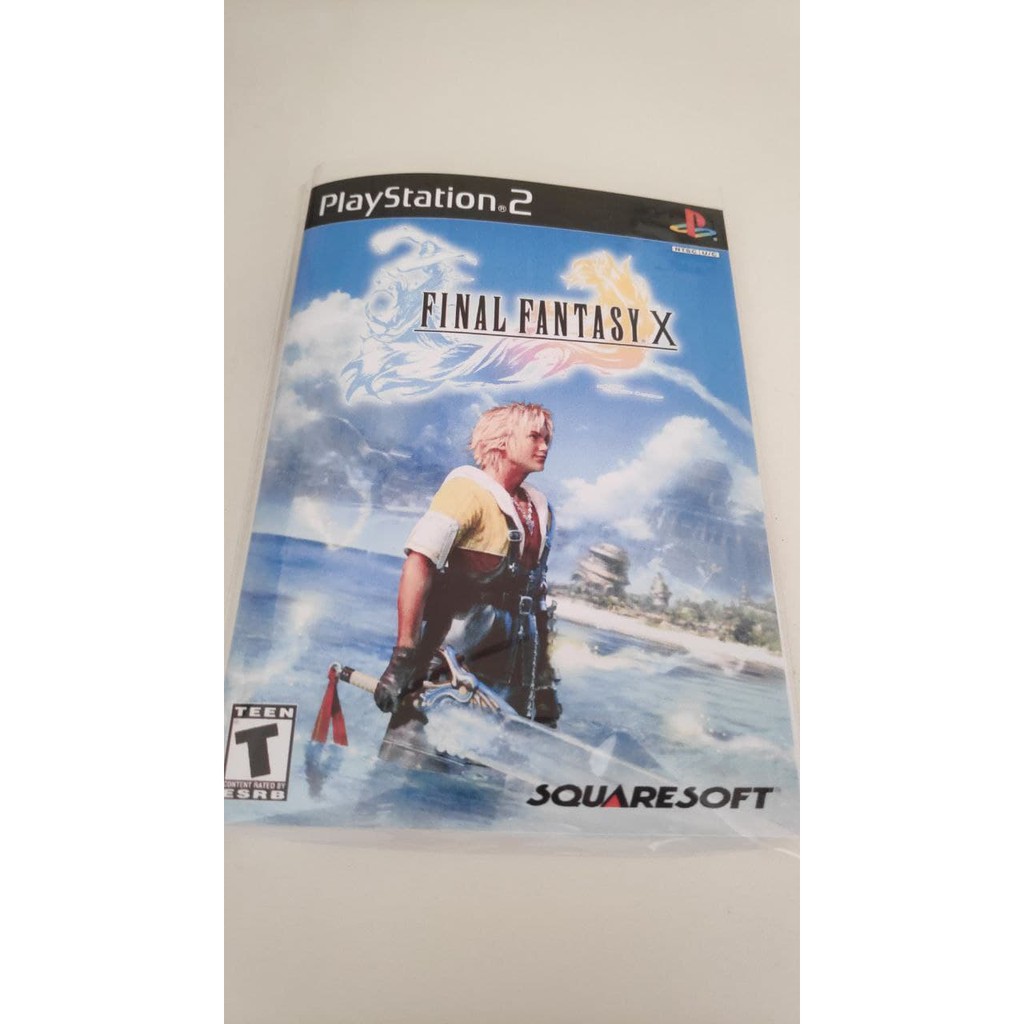 Final Fantasy X Pt Br Ps2 Repro Shopee Brasil